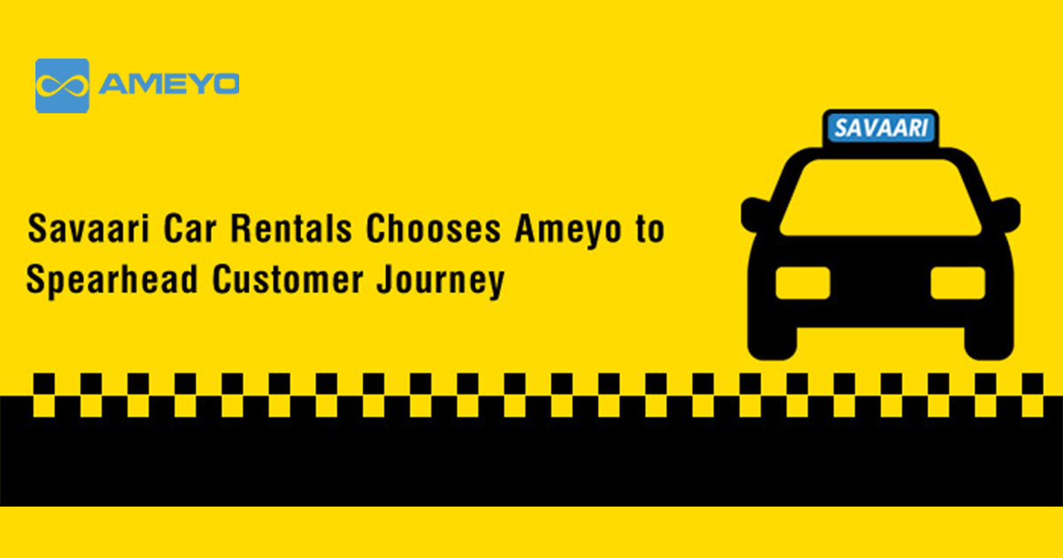 Savaari Car Rentals Chooses Ameyo to Spearhead Customer Journey