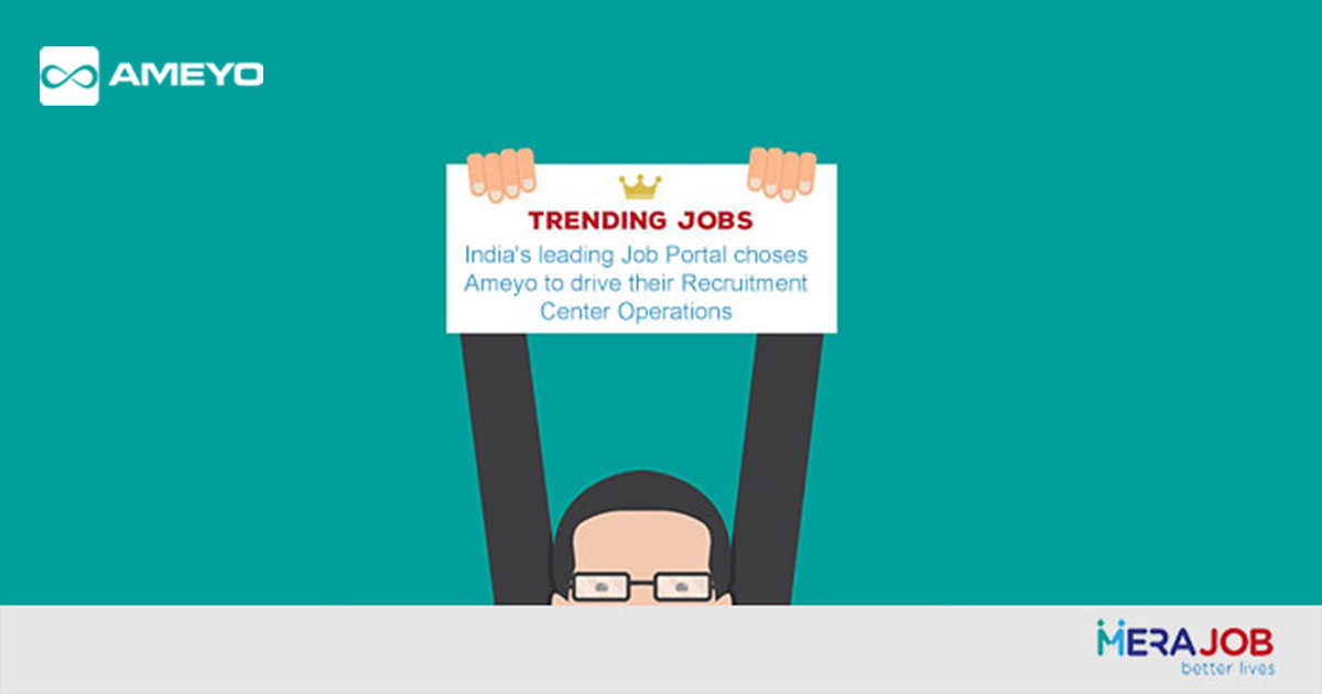 India's leading Job Portal chooses Ameyo to drive their Recruitment Center Operations