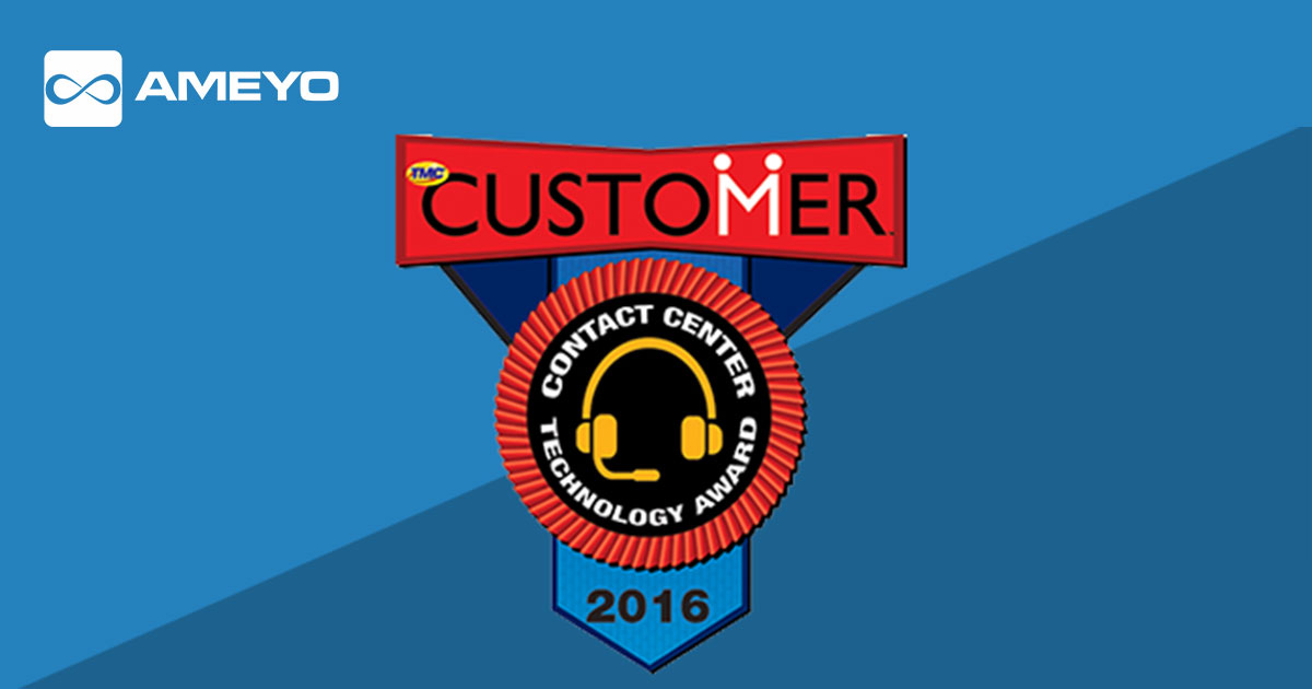 Ameyo Brings Home the Contact Center Technology Award for the Fifth Consecutive Year