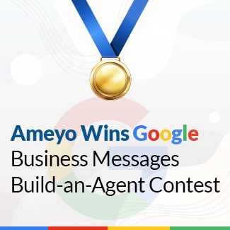 Ameyo won Google Business messages award